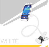 Strong Metal Flexible Lazy Phone Stand – Long Arm Desktop Holder for iPhone & Mobile Charge Hub X